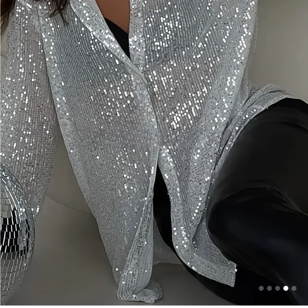 NWT- SOLID SEQUIN - Picture 5 of 10